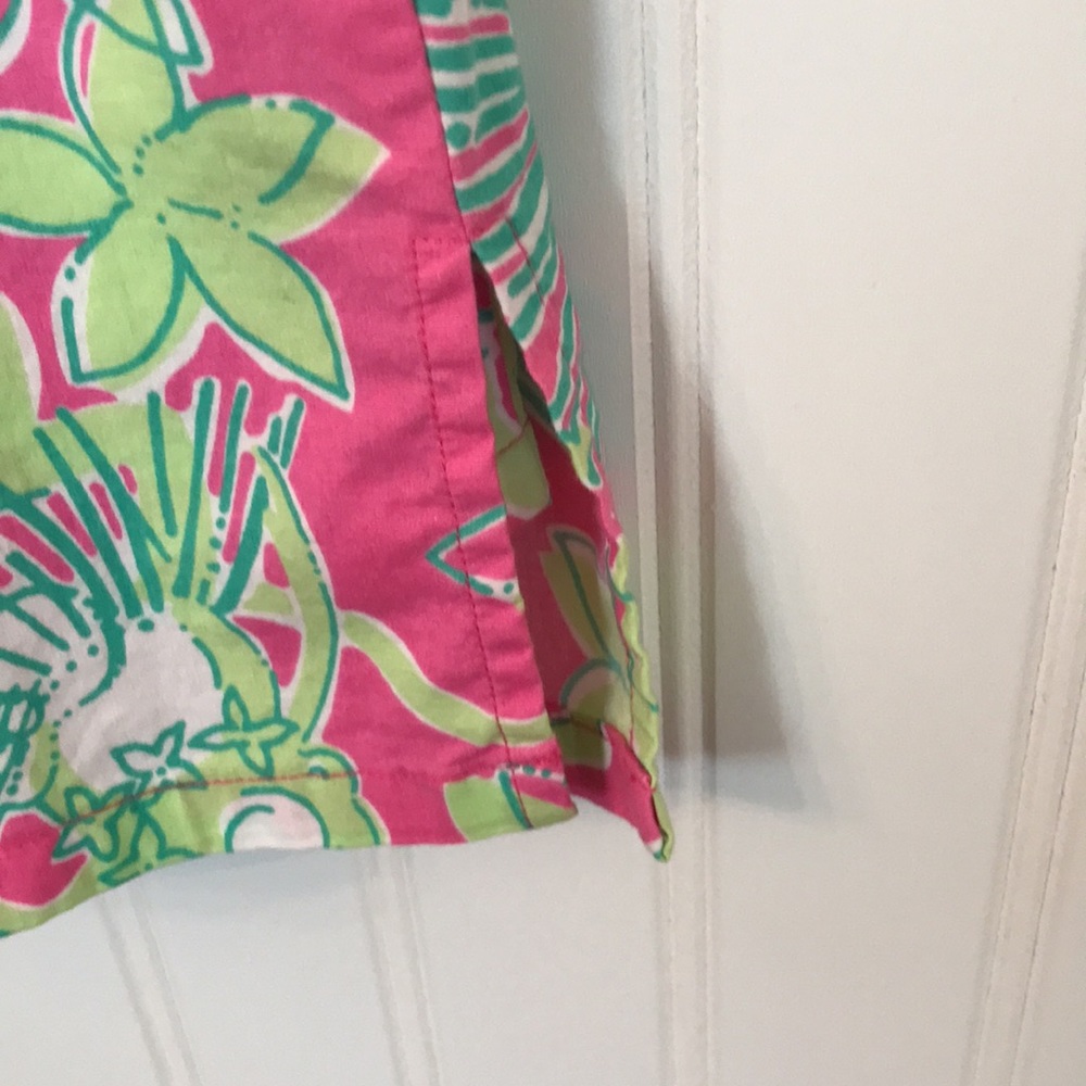 Lilly Pulitzer Skort Summer Patterned Monkey Pink… - image 3